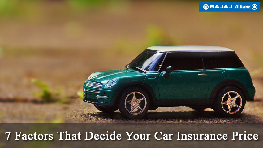 Factors which influence car insurance premium