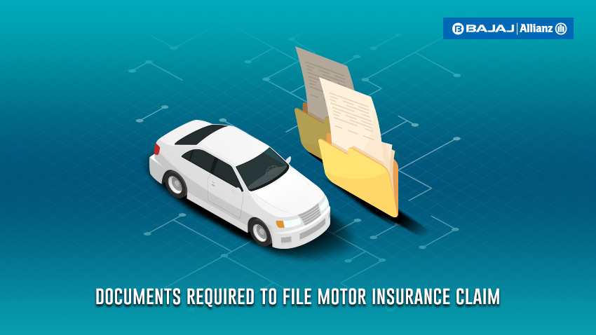 Motor insurance claim documents