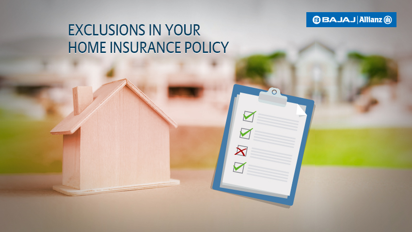 Home insurance policy exclusions