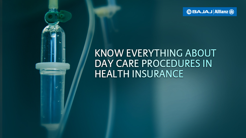 Day care procedures in health insurance